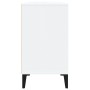 Armario para lavabo madera contrachapada blanco 80x33x60 cm