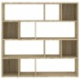 Sonoma Bücherregal/Raumteiler aus Eiche 105x24x102 cm von vidaXL, Raumteiler - Ref: Foro24-823248, Preis: 84,25 €, Rabatt: %