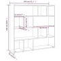 Sonoma oak shelf/space divider 105x24x102 cm by vidaXL, Room dividers - Ref: Foro24-823248, Price: 82,84 €, Discount: %