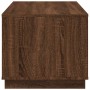 Mesa de centro madera contrachapada marrón roble 102x50x44 cm