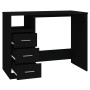 Black plywood drawer desk 102x50x76 cm by vidaXL, Desks - Ref: Foro24-823033, Price: 87,91 €, Discount: %