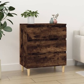 Sideboard aus geräuchertem Eichensperrholz, 60 x 35 x 70 cm von vidaXL, Sideboards - Ref: Foro24-823045, Preis: 57,11 €, Raba...