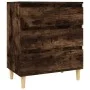 Sideboard aus geräuchertem Eichensperrholz, 60 x 35 x 70 cm von vidaXL, Sideboards - Ref: Foro24-823045, Preis: 56,18 €, Raba...
