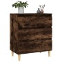 Sideboard aus geräuchertem Eichensperrholz, 60 x 35 x 70 cm von vidaXL, Sideboards - Ref: Foro24-823045, Preis: 57,11 €, Raba...
