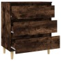 Sideboard aus geräuchertem Eichensperrholz, 60 x 35 x 70 cm von vidaXL, Sideboards - Ref: Foro24-823045, Preis: 57,11 €, Raba...