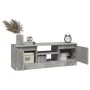 Mueble de TV con puerta gris hormigón 102x30x36 cm de vidaXL, Muebles TV - Ref: Foro24-823354, Precio: 59,23 €, Descuento: %