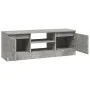 Mueble de TV con puerta gris hormigón 102x30x36 cm de vidaXL, Muebles TV - Ref: Foro24-823354, Precio: 59,23 €, Descuento: %