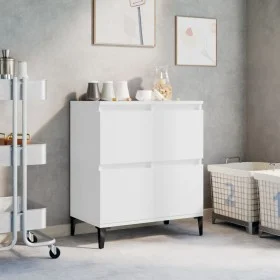 Weißes Sperrholz-Sideboard 60x35x70 cm von vidaXL, Sideboards - Ref: Foro24-821164, Preis: 57,28 €, Rabatt: %