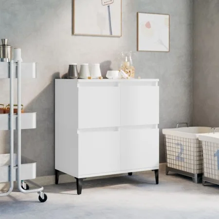 Aparador de madera contrachapada blanco 60x35x70 cm de vidaXL, Aparadores - Ref: Foro24-821164, Precio: 57,28 €, Descuento: %