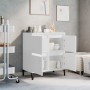 Weißes Sperrholz-Sideboard 60x35x70 cm von vidaXL, Sideboards - Ref: Foro24-821164, Preis: 58,03 €, Rabatt: %
