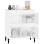 Aparador de madera contrachapada blanco 60x35x70 cm de vidaXL, Aparadores - Ref: Foro24-821164, Precio: 57,28 €, Descuento: %