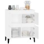 Weißes Sperrholz-Sideboard 60x35x70 cm von vidaXL, Sideboards - Ref: Foro24-821164, Preis: 58,03 €, Rabatt: %