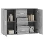 Aparador de madera contrachapada gris Sonoma 91x29,5x65 cm de vidaXL, Aparadores - Ref: Foro24-823348, Precio: 93,71 €, Descu...