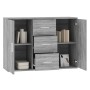 Sideboard aus grauem Sonoma-Sperrholz, 91 x 29,5 x 65 cm von vidaXL, Sideboards - Ref: Foro24-823348, Preis: 89,76 €, Rabatt: %