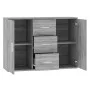 Aparador de madera contrachapada gris Sonoma 91x29,5x65 cm de vidaXL, Aparadores - Ref: Foro24-823348, Precio: 93,71 €, Descu...