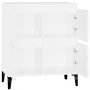 Aparador de madera contrachapada blanco 60x35x70 cm de vidaXL, Aparadores - Ref: Foro24-821164, Precio: 57,28 €, Descuento: %