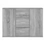 Aparador de madera contrachapada gris Sonoma 91x29,5x65 cm de vidaXL, Aparadores - Ref: Foro24-823348, Precio: 93,71 €, Descu...
