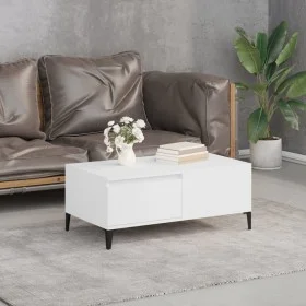 Mesa de centro madera contrachapada blanco 90x50x36,5 cm de vidaXL, Mesas de centro - Ref: Foro24-821116, Precio: 66,36 €, De...