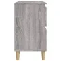 Sonoma grauer Sperrholz-Waschbeckenschrank 80x33x60 cm von vidaXL, Badezimmerwaschtische - Ref: Foro24-821274, Preis: 90,23 €...