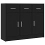 Sideboard aus schwarzem Holzwerkstoff 91x28x75 cm von vidaXL, Sideboards - Ref: Foro24-823009, Preis: 119,89 €, Rabatt: %