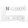 Mueble de cocina Porto blanco 14 piezas madera contrachapada