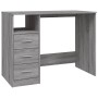 Escritorio con cajones contrachapada gris Sonoma 102x50x76 cm de vidaXL, Escritorios - Ref: Foro24-823038, Precio: 98,19 €, D...