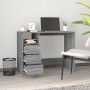 Escritorio con cajones contrachapada gris Sonoma 102x50x76 cm de vidaXL, Escritorios - Ref: Foro24-823038, Precio: 98,19 €, D...