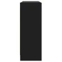 Engineered wood black sideboard 91x28x75 cm by vidaXL, Sideboards - Ref: Foro24-823009, Price: 117,65 €, Discount: %