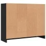 Engineered wood black sideboard 91x28x75 cm by vidaXL, Sideboards - Ref: Foro24-823009, Price: 117,65 €, Discount: %