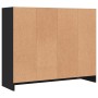 Sideboard aus schwarzem Holzwerkstoff 91x28x75 cm von vidaXL, Sideboards - Ref: Foro24-823009, Preis: 119,89 €, Rabatt: %