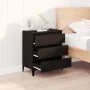 Black plywood sideboard 60x35x70 cm by vidaXL, Sideboards - Ref: Foro24-823049, Price: 65,92 €, Discount: %