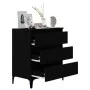 Sideboard aus schwarzem Sperrholz 60x35x70 cm von vidaXL, Sideboards - Ref: Foro24-823049, Preis: 65,92 €, Rabatt: %