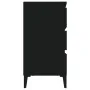 Black plywood sideboard 60x35x70 cm by vidaXL, Sideboards - Ref: Foro24-823049, Price: 65,92 €, Discount: %