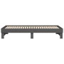 Sofá cama extraíble madera maciza de pino gris 2x(80x200) cm de vidaXL, Camas y somieres - Ref: Foro24-823386, Precio: 175,92...
