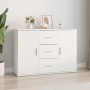 Weißes Sperrholz-Sideboard 91x29,5x65 cm von vidaXL, Sideboards - Ref: Foro24-823342, Preis: 100,81 €, Rabatt: %