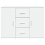 Weißes Sperrholz-Sideboard 91x29,5x65 cm von vidaXL, Sideboards - Ref: Foro24-823342, Preis: 100,81 €, Rabatt: %