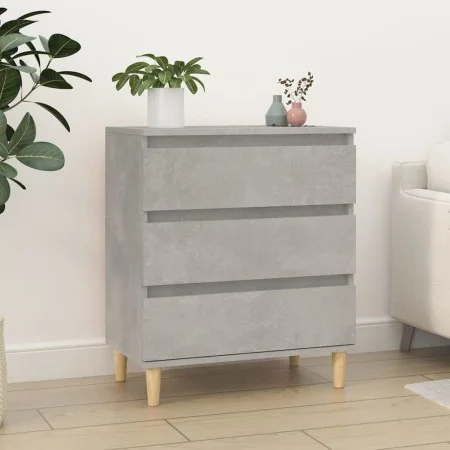 Betongraues Sperrholz-Sideboard 60x35x70 cm von vidaXL, Sideboards - Ref: Foro24-823044, Preis: 57,97 €, Rabatt: %