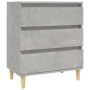 Concrete gray plywood sideboard 60x35x70 cm by vidaXL, Sideboards - Ref: Foro24-823044, Price: 58,76 €, Discount: %