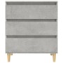 Aparador de madera contrachapada gris hormigón 60x35x70 cm de vidaXL, Aparadores - Ref: Foro24-823044, Precio: 58,76 €, Descu...