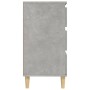 Aparador de madera contrachapada gris hormigón 60x35x70 cm de vidaXL, Aparadores - Ref: Foro24-823044, Precio: 58,76 €, Descu...
