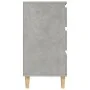 Betongraues Sperrholz-Sideboard 60x35x70 cm von vidaXL, Sideboards - Ref: Foro24-823044, Preis: 57,97 €, Rabatt: %