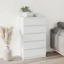 Kommode aus weißem Sperrholz 60x36x103 cm von vidaXL, Schubladen - Ref: Foro24-823016, Preis: 99,87 €, Rabatt: %