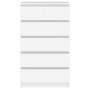 Kommode aus weißem Sperrholz 60x36x103 cm von vidaXL, Schubladen - Ref: Foro24-823016, Preis: 102,95 €, Rabatt: %