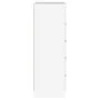 Kommode aus weißem Sperrholz 60x36x103 cm von vidaXL, Schubladen - Ref: Foro24-823016, Preis: 99,87 €, Rabatt: %