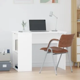 Weißer Sperrholzschreibtisch 100x55x75 cm von vidaXL, Schreibtische - Ref: Foro24-823024, Preis: 68,72 €, Rabatt: %