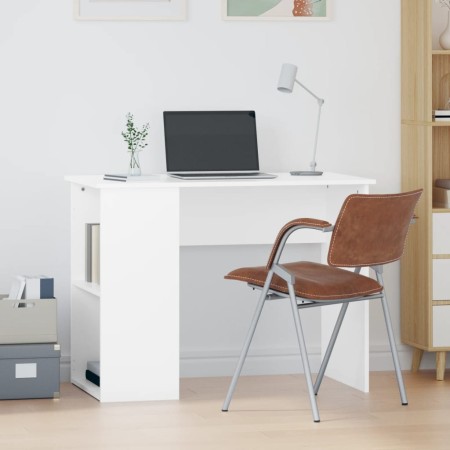 Weißer Sperrholzschreibtisch 100x55x75 cm von vidaXL, Schreibtische - Ref: Foro24-823024, Preis: 69,21 €, Rabatt: %
