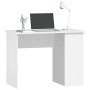 Weißer Sperrholzschreibtisch 100x55x75 cm von vidaXL, Schreibtische - Ref: Foro24-823024, Preis: 69,21 €, Rabatt: %