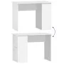 Weißer Sperrholzschreibtisch 100x55x75 cm von vidaXL, Schreibtische - Ref: Foro24-823024, Preis: 68,72 €, Rabatt: %