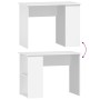 Weißer Sperrholzschreibtisch 100x55x75 cm von vidaXL, Schreibtische - Ref: Foro24-823024, Preis: 69,21 €, Rabatt: %