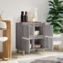 Sonoma gray plywood sideboard 60x35x70 cm by vidaXL, Sideboards - Ref: Foro24-821162, Price: 61,88 €, Discount: %